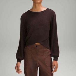 Lululemon Reversible Crossover Sweater